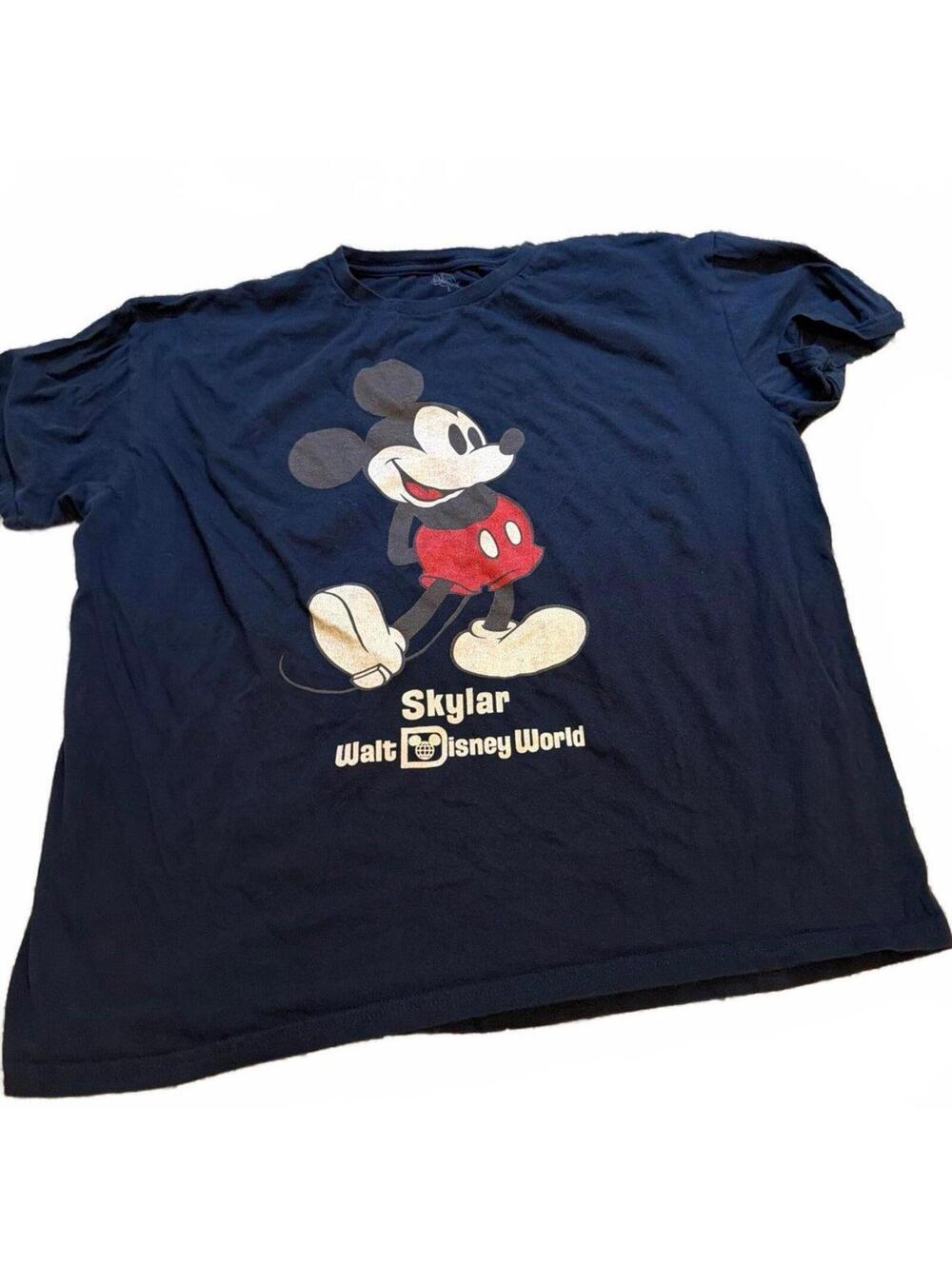Disney Mens Large Walt Disney World Mickey Mouse T-Shirt